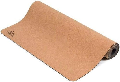 Cork Yoga Mat – Eco-Friendly Non-Slip Rubber, Moon & Mandala Design