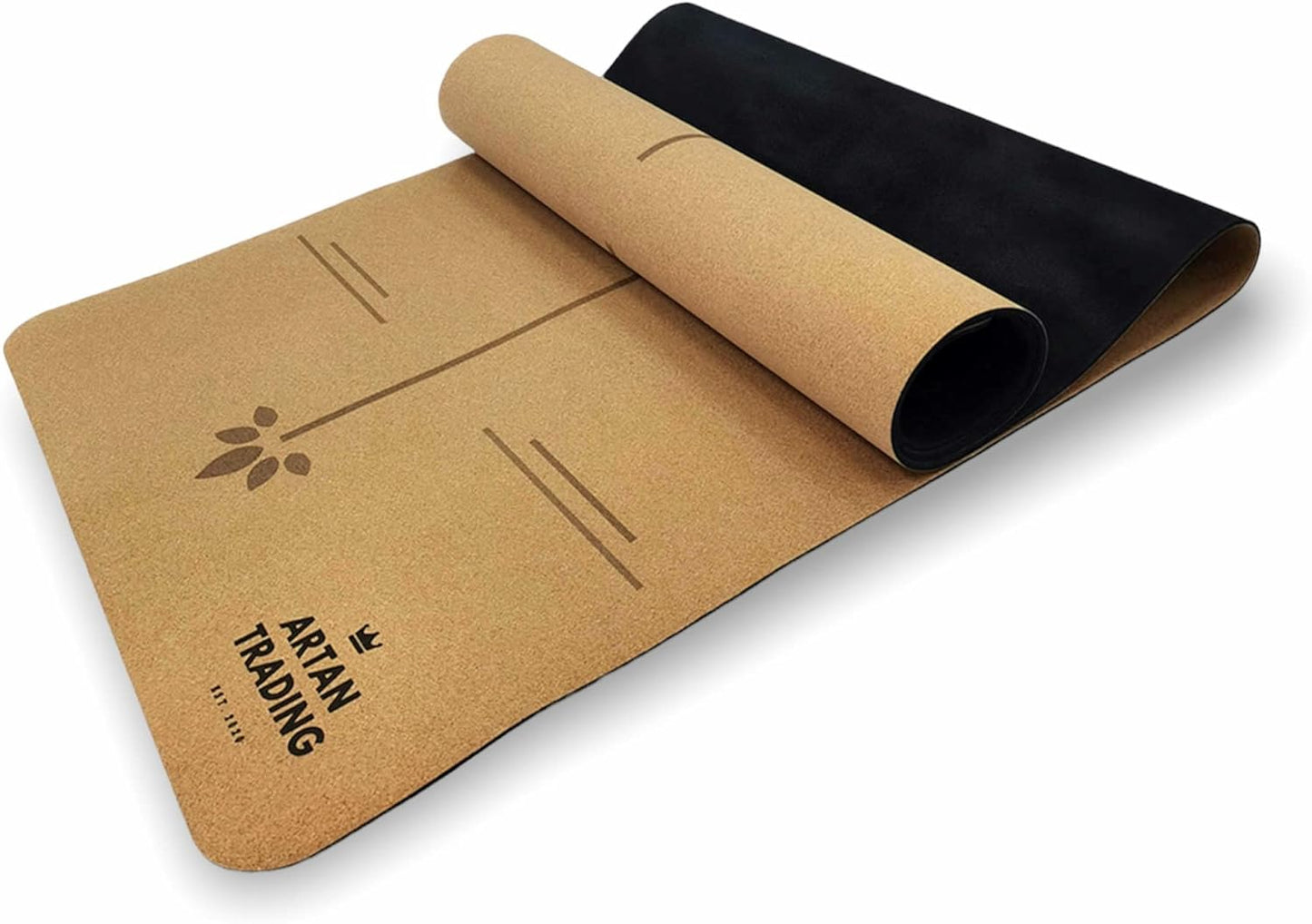 ARTAN Luxury Cork Yoga Mat | Eco-Friendly, Non-Slip, Durable 5mm