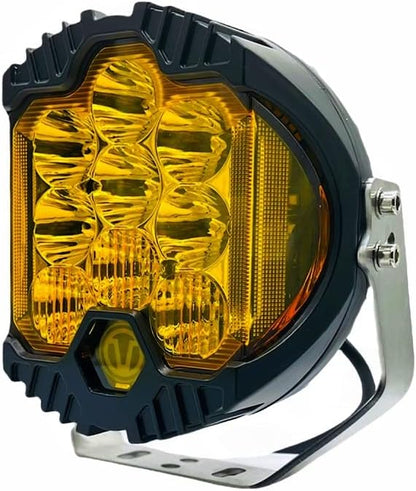 ARTAN Amber 7-Inch LED Spotlight | 90W 8000lm Combo Beam | IP68