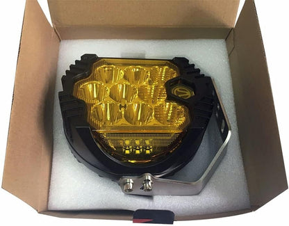 ARTAN Amber 7-Inch LED Spotlight | 90W 8000lm Combo Beam | IP68