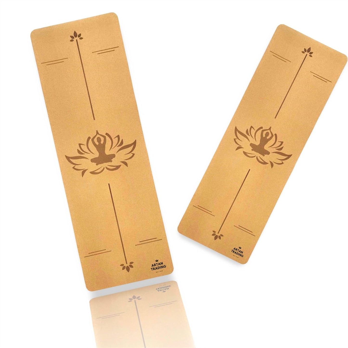 ARTAN Luxury Cork Yoga Mat | Eco-Friendly, Non-Slip, Durable 5mm