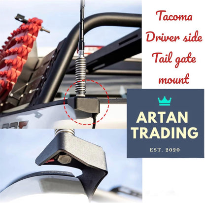 Artan Heavy-Duty Rear Flag & Light Bracket for Toyota Tacoma 2016+