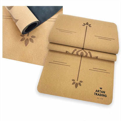 ARTAN Luxury Cork Yoga Mat | Eco-Friendly, Non-Slip, Durable 5mm