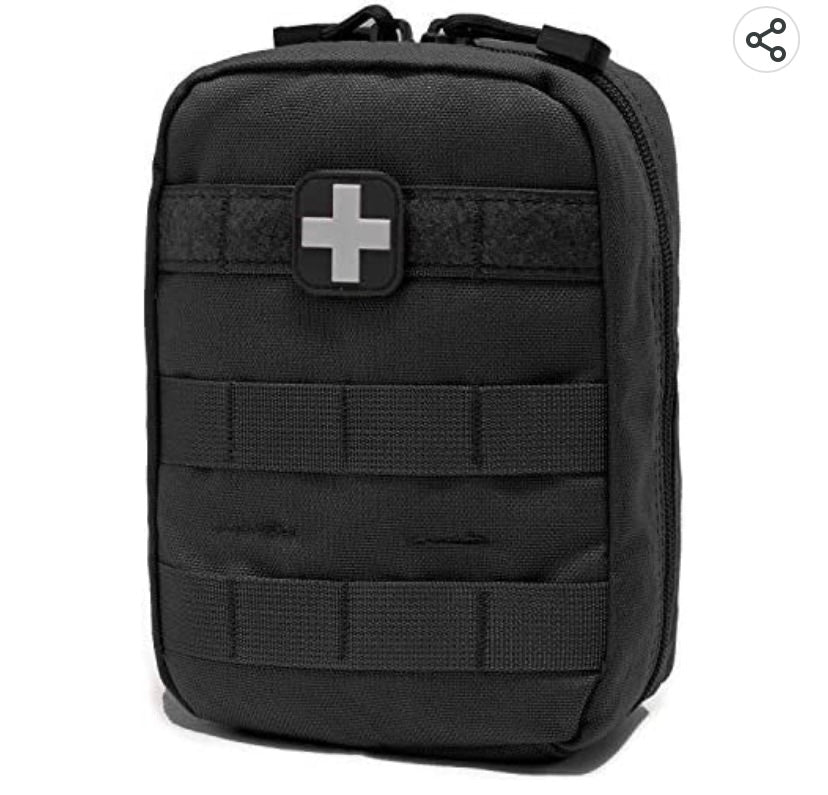 First Aid Kit - Automotive, Trauma, Molle - Ideal for Motorbike & Offroad Adventures