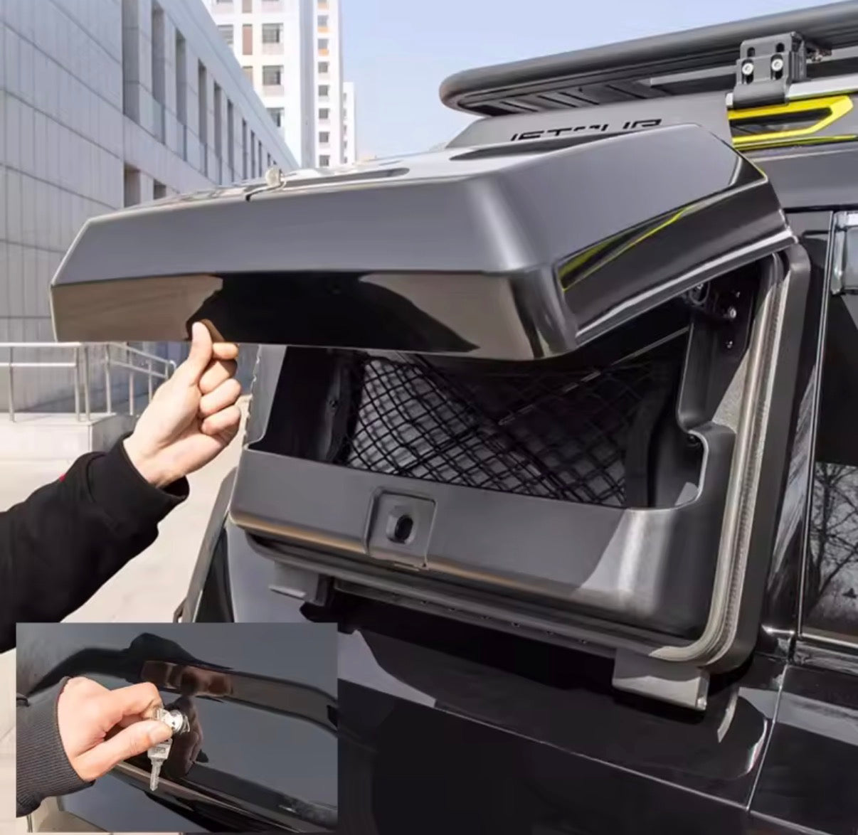 Artan Lockable Side Storage Box for Jetour Traveller T2 (2023–2024)